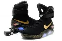 nike mag chaussures hommes magnitude hommes glow iron hot noir or